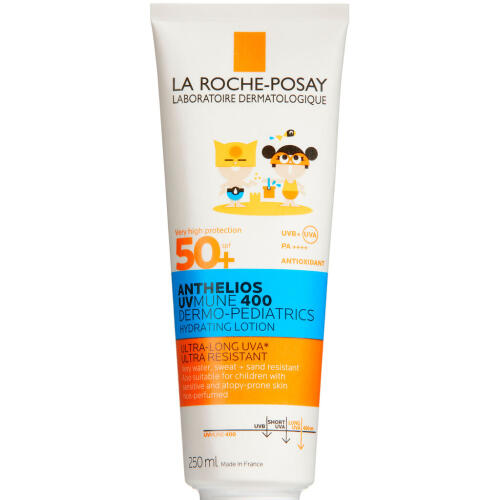 Køb La Roche Posay Anthelios Uvmune 400 Børn Sollotion SPF50+ 250 ml online hos apotekeren.dk