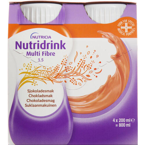 Køb NUTRIDRINK MULTI FIBRE CHOKO online hos apotekeren.dk