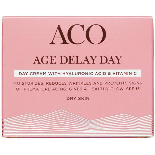 Køb ACO Age Delay Day Cream Dry Skin 50 ml online hos apotekeren.dk