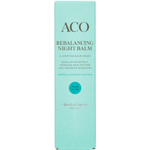 Køb ACO Pure Glow Rebalancing Night Balm 50 ml online hos apotekeren.dk