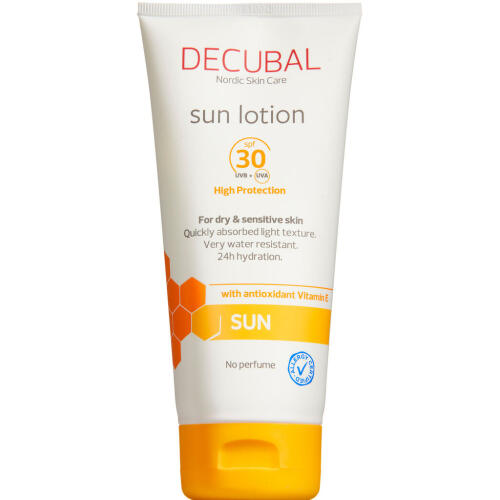 Køb Decubal Sun Lotion SPF30 180 ml online hos apotekeren.dk