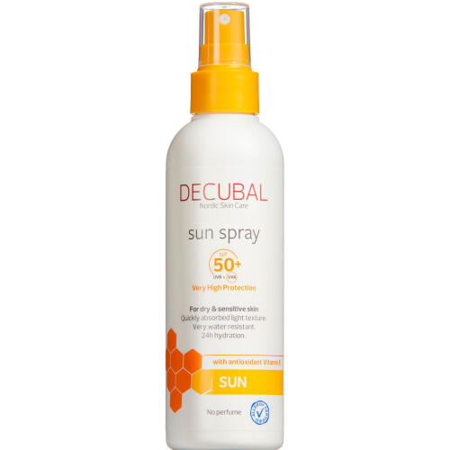 Køb Decubal Sun Spray SPF50+ 180 ml online hos apotekeren.dk