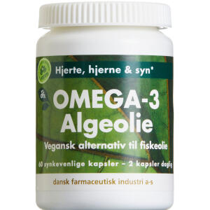 Køb Omega-3 Algeolie 60 stk. online hos apotekeren.dk