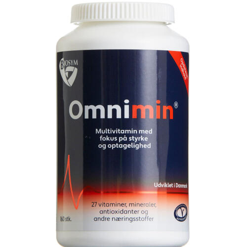 Køb Biosym Omnimin multivitamin 160 tabl. online hos apotekeren.dk