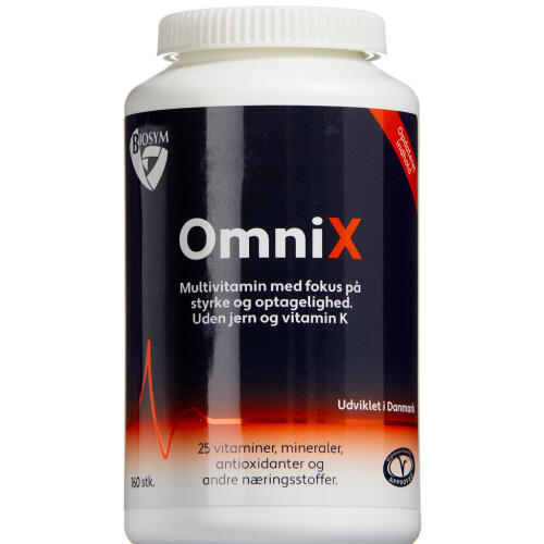 Køb Biosym OmniX Multivitamin Tablet 160 stk. online hos apotekeren.dk