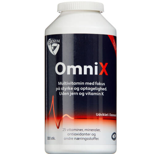Køb Biosym OmniX multivitamin 300 stk.  online hos apotekeren.dk