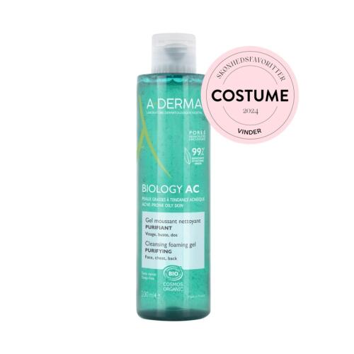 Køb A-derma Biology AC Cleansing Foam Gel 200 ml online hos apotekeren.dk