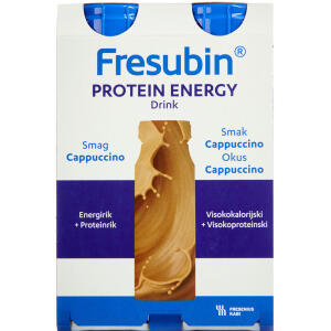 Køb Fresubin Protein Energy Cappuccino Drink 4x200 ml online hos apotekeren.dk