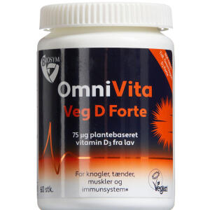 Køb Biosym OmniVita Veg D Forte kapsler 60 stk. online hos apotekeren.dk