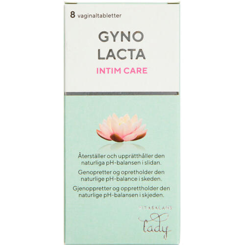 Køb Gyno Lacta Vaginal Tabletter 8 stk. online hos apotekeren.dk