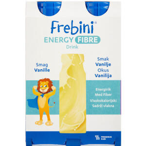 Køb Frebini Energy Fibre Vanilje 4x200 ml online hos apotekeren.dk