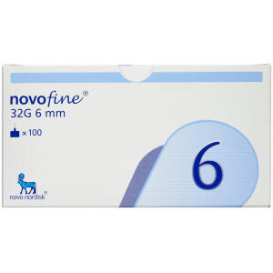 Køb Novofine Penkanyle 32G X 6MM online hos apotekeren.dk