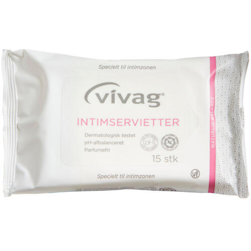 Køb VIVAG INTIMSERVIETTER online hos apotekeren.dk