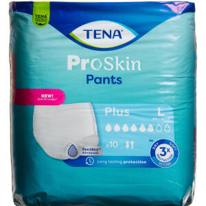 Køb TENA PANTS PLUS STR L online hos apotekeren.dk