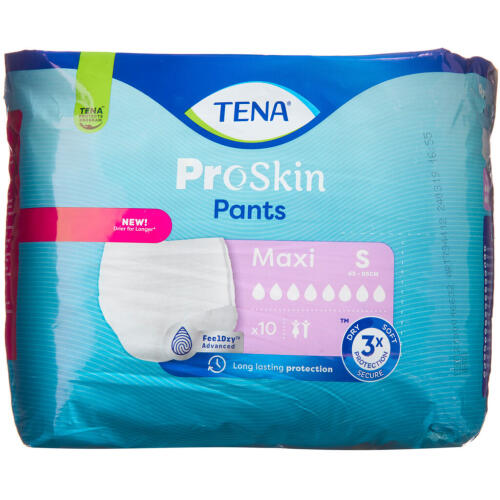 Køb TENA Pants Maxi Str S 10 stk. online hos apotekeren.dk