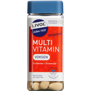 Køb LIVOL MULTIVIT. VOKSEN TABL online hos apotekeren.dk