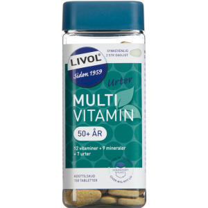 Køb LIVOL MULTIV M.URTER 50+ TABL online hos apotekeren.dk