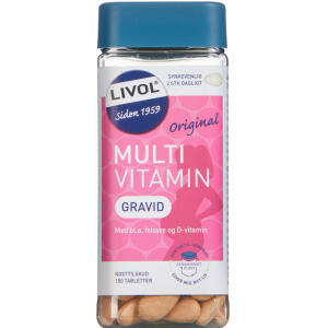 Køb LIVOL MULTIVIT. GRAVID TABL online hos apotekeren.dk
