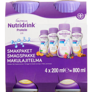 Køb Nutridrink Protein 2.0 Startpakke 4 x 200 ml online hos apotekeren.dk