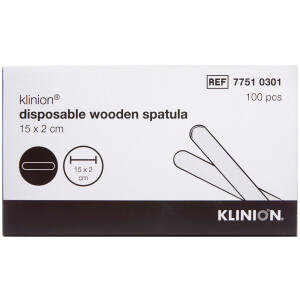 Køb KLINION TRÆTUNGESPATLER 15 CM online hos apotekeren.dk