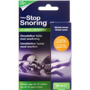 Køb Helps Stop Snoring Spray 19 ml online hos apotekeren.dk