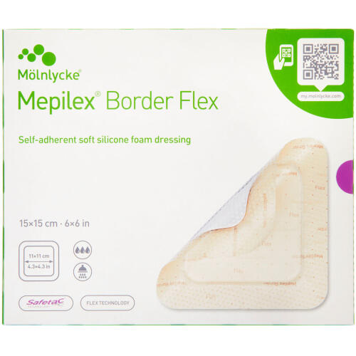 Køb MEPILEX BORDER FLEX 15X15CM online hos apotekeren.dk