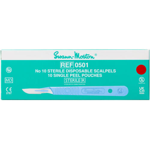 Køb SABRE SKALPELTYPE 10 STERIL online hos apotekeren.dk