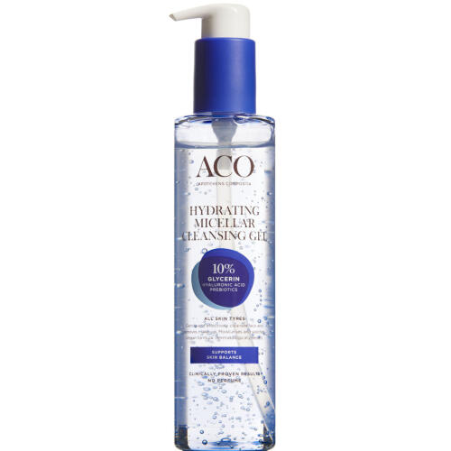 Køb ACO Face Hydrating Micellar Cleansing Gel 200 ml online hos apotekeren.dk