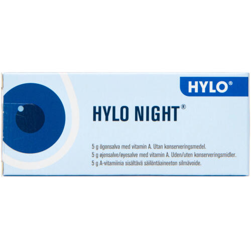 Køb Hylo Night Øjensalve 5g online hos apotekeren.dk