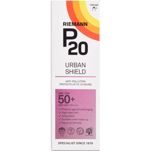 Køb P20 Urban Shield SPF50+ 50 g online hos apotekeren.dk