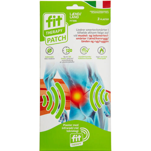 Køb Fit Therapy Lænd Plaster 3 styk online hos apotekeren.dk