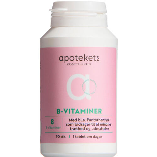 Køb APOTEKETS B-VITAMIN TABL online hos apotekeren.dk
