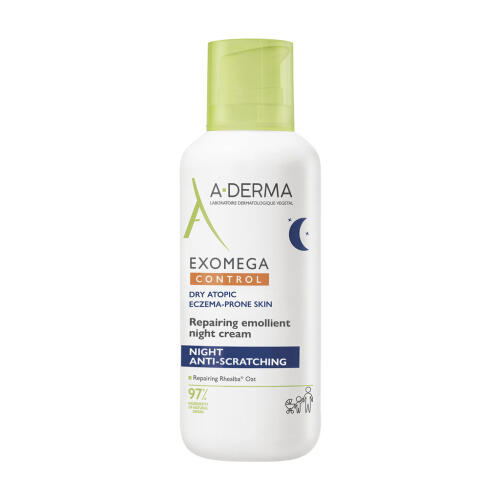Køb A-Derma Exomega Control Emollient Night Cream 400 ml online hos apotekeren.dk