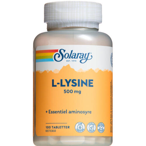 Køb SOLARAY L-LYSINE TABLETTER online hos apotekeren.dk