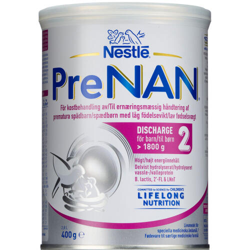 Køb PreNAN Discharge Stage 2 400 g online hos apotekeren.dk