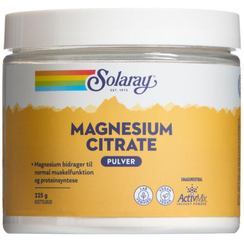 Køb SOLARAY MAGNESIUM CITRATE online hos apotekeren.dk