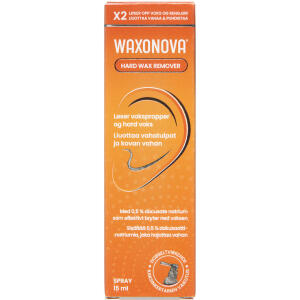 Køb Waxonova Hard Wax Remover Spray 15 ml online hos apotekeren.dk