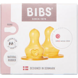 Køb BIBS FLASKESUT RUND MED.FLOW online hos apotekeren.dk