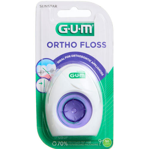 Køb GUM ORTHO FLOSS TANDTRÅD online hos apotekeren.dk