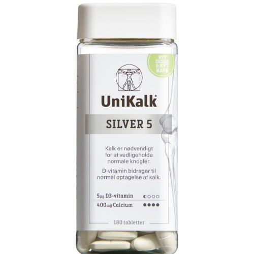 Køb UNIKALK SILVER 5 TABLET online hos apotekeren.dk