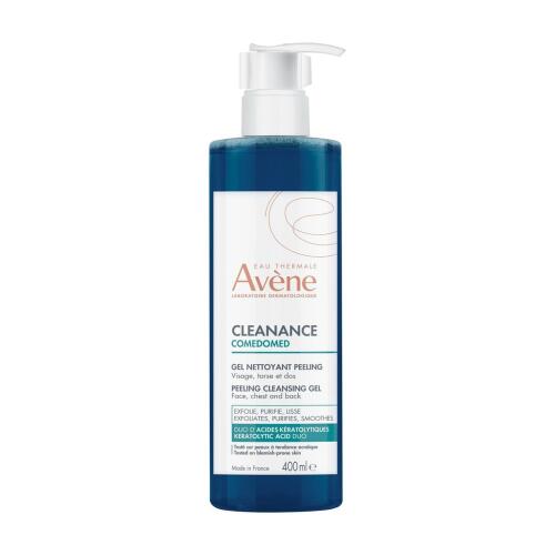 Køb Avène Cleanance Comedomed Peeling Cleansing Gel 400 ml online hos apotekeren.dk