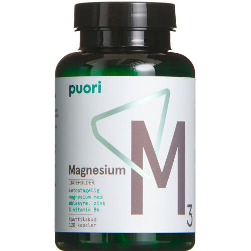Køb Puori M3 Magnesium Kompleks 120 stk online hos apotekeren.dk