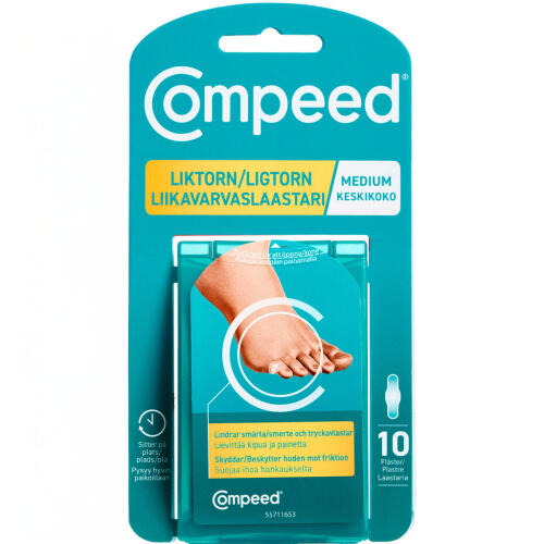Køb COMPEED LIGTORN PLASTER MEDIUM online hos apotekeren.dk