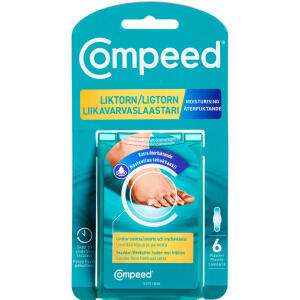 Køb Compeed Ligtorn Plaster Blødgørende 6 stk. online hos apotekeren.dk