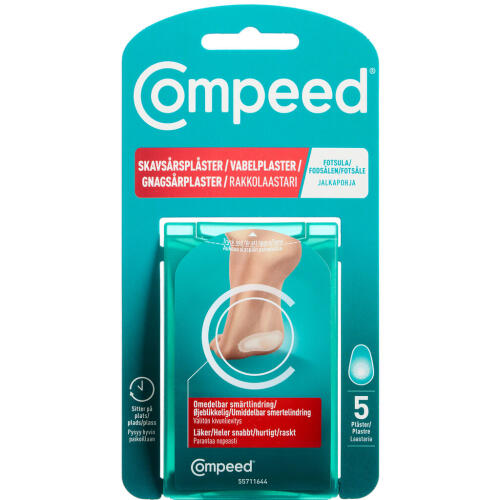 Køb COMPEED VABELPLASTER UNDER FOD online hos apotekeren.dk