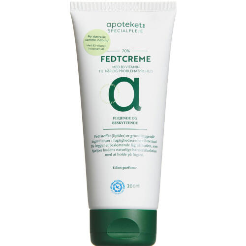 Køb Apotekets Fedtcreme 70% 200 ml online hos apotekeren.dk