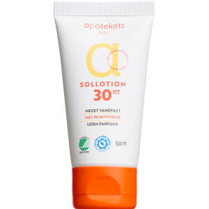 Køb Apotekets Sollotion SPF30 Rejs 50 ml online hos apotekeren.dk