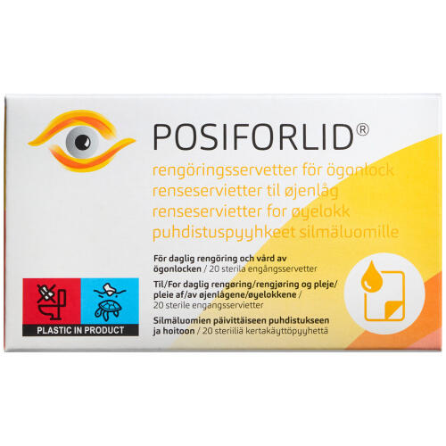 Køb POSIFORLID EYE WIPES online hos apotekeren.dk
