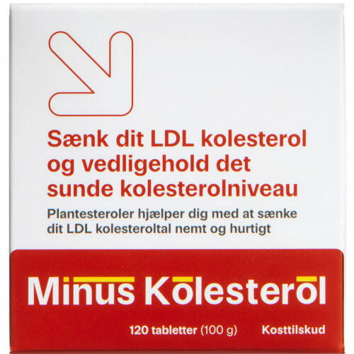 Køb MINUS KOLESTEROL TABLETTER online hos apotekeren.dk