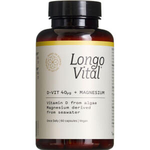 Køb Longo Vital Daily Essentials D-vitamin og Magnesium 60 stk online hos apotekeren.dk